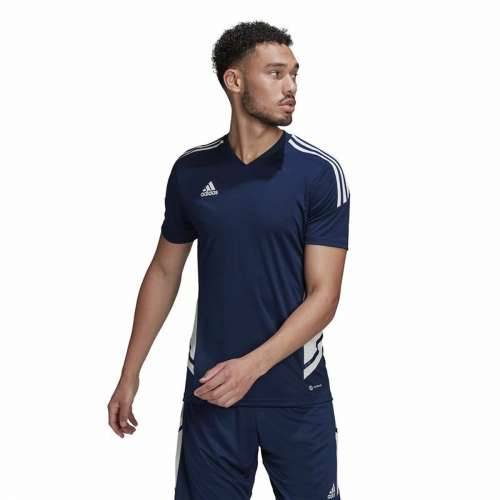 Muški Nogometni Dres Kratkih Rukava Adidas Con22 Plava Cijena