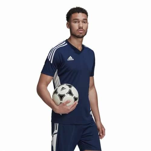 Muški Nogometni Dres Kratkih Rukava Adidas Con22 Plava Cijena