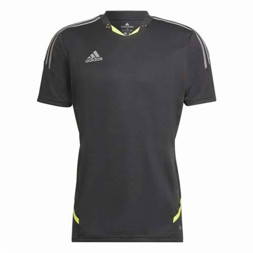 Muški Nogometni Dres Kratkih Rukava Adidas Con22 Crna Cijena