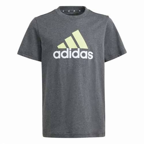Dječje Majica Kratkih Rukava Adidas Essentials Big Logo Siva Cijena