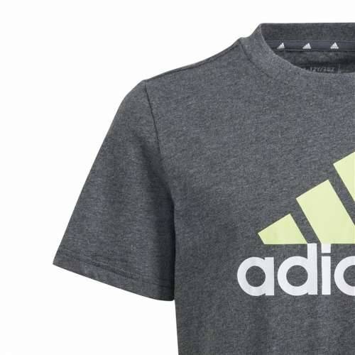 Dječje Majica Kratkih Rukava Adidas Essentials Big Logo Siva Cijena