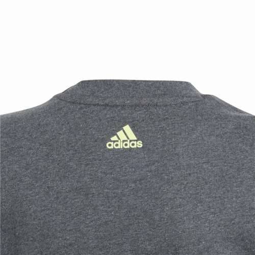 Dječje Majica Kratkih Rukava Adidas Essentials Big Logo Siva Cijena