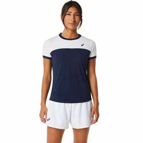 Sportska Majica Kratkih Rukava Asics Court Mornarsko plava tenis Cijena
