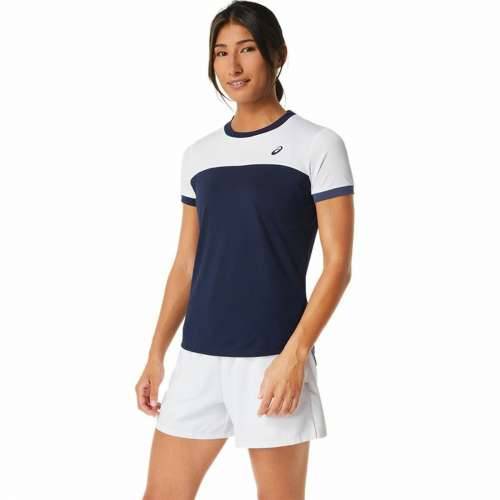 Sportska Majica Kratkih Rukava Asics Court Mornarsko plava tenis Cijena