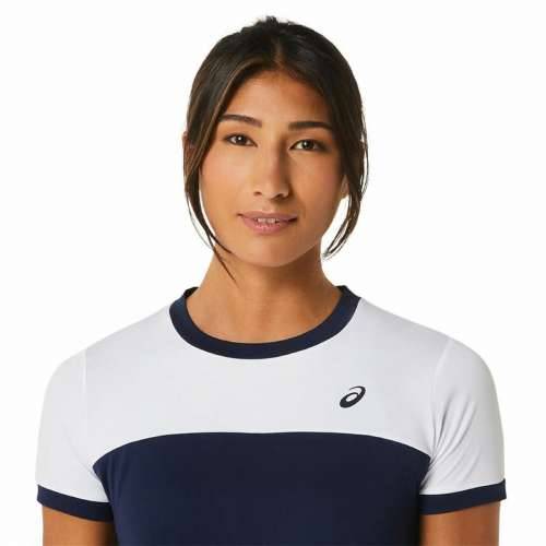 Sportska Majica Kratkih Rukava Asics Court Mornarsko plava tenis Cijena