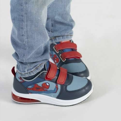 Sportske tenisice s LED svjetlima Spider-Man Velcro Plava Cijena