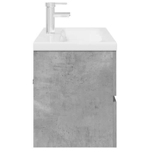2-dijelni set kupaonskog namještaja siva boja betona drveni - Beton siva 100 x 38.5 x 45 cm Sa slavinom 1 Cijena