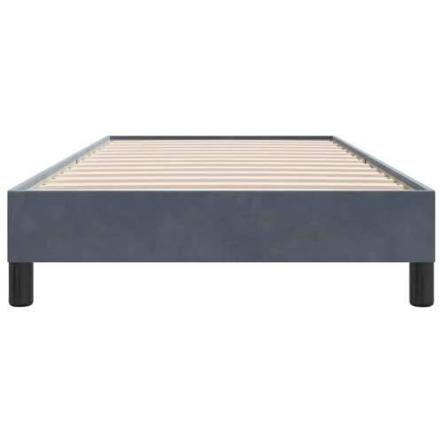 Okvir kreveta bez madraca tamno sivi 80x210 cm baršun - Tamno siva 80 x 210 cm 25 cm Cijena