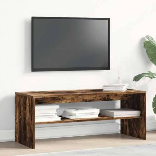 TV ormarić boja dimljenog hrasta 100x40x40 cm konstruirano drvo - Dimljeni hrast 100 x 40 x 40 cm 1 Cijena