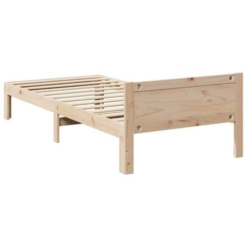 Okvir kreveta bez madraca 90 x 200 cm od masivne borovine - Prirodna 90 x 200 cm Cijena