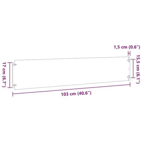 Rubovi za travnjak 30 kom Bijeli 20x103 cm Hladno valjani čelik - Bijela 20 x 103 cm 30 Cijena