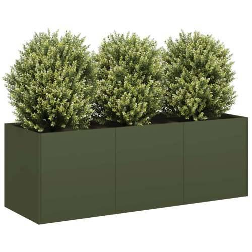 Sadilica maslinastozelena 120x40x40 cm hladno valjani čelik - Maslinovo zelena 120 x 40 x 40 cm 1 Cijena