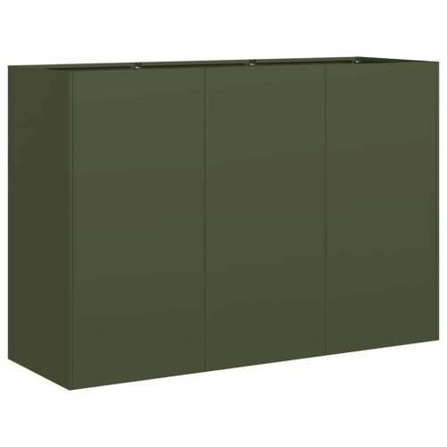Sadilica maslinastozelena 120x40x80 cm hladno valjani čelik - Maslinovo zelena 120 x 40 x 80 cm 1 Cijena