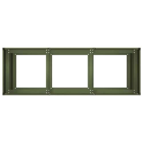 Sadilica maslinastozelena 120x40x80 cm hladno valjani čelik - Maslinovo zelena 120 x 40 x 80 cm 1 Cijena