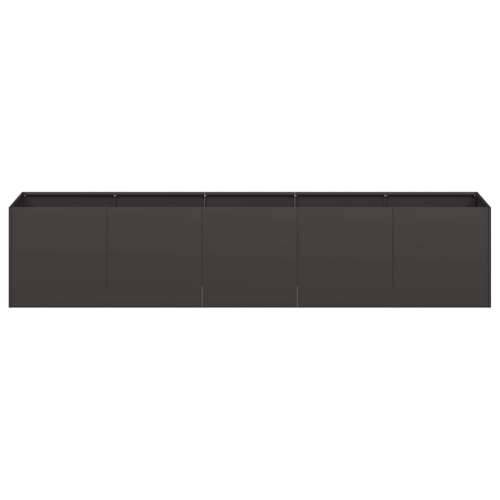 Sadilica crna 200x40x40 cm od hladno valjanog čelika - Crna 200 x 40 x 40 cm 1 Cijena