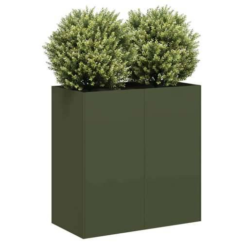 Sadilica maslinastozelena 80x40x80 cm hladno valjani čelik - Maslinovo zelena 80 x 40 x 80 cm 1 Cijena