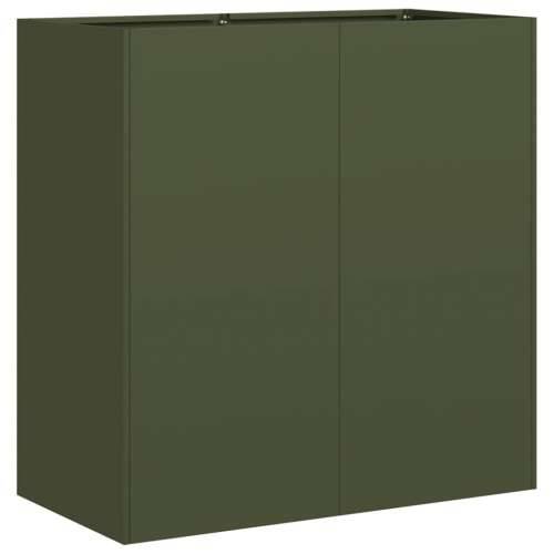 Sadilica maslinastozelena 80x40x80 cm hladno valjani čelik - Maslinovo zelena 80 x 40 x 80 cm 1 Cijena