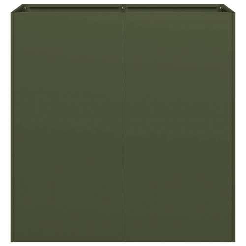 Sadilica maslinastozelena 80x40x80 cm hladno valjani čelik - Maslinovo zelena 80 x 40 x 80 cm 1 Cijena