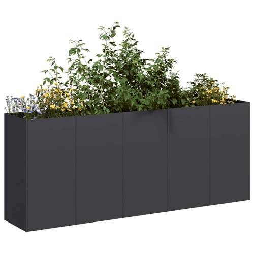 Sadilica crna 200x40x80 cm od hladno valjanog čelika - Crna 200 x 40 x 80 cm 1 Cijena