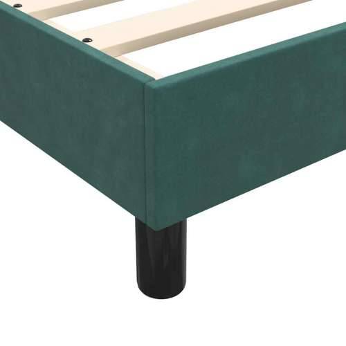 Box Spring krevet s madracem tamnozeleni 80x220 cm baršun - Tamnozelena 80 x 220 cm Gladak dizajn Cijena