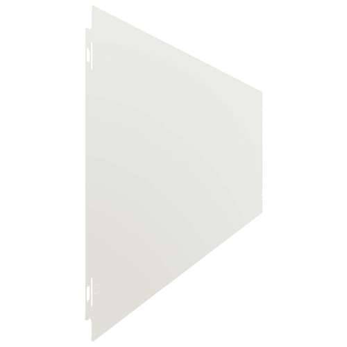 Rubovi za travnjak 10 kom Bijeli 20x103 cm Hladno valjani čelik - Bijela 20 x 103 cm 10 Cijena
