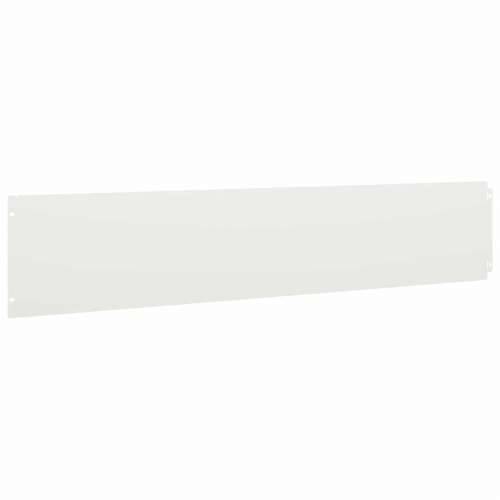 Rubovi za travnjak 10 kom Bijeli 20x103 cm Hladno valjani čelik - Bijela 20 x 103 cm 10 Cijena