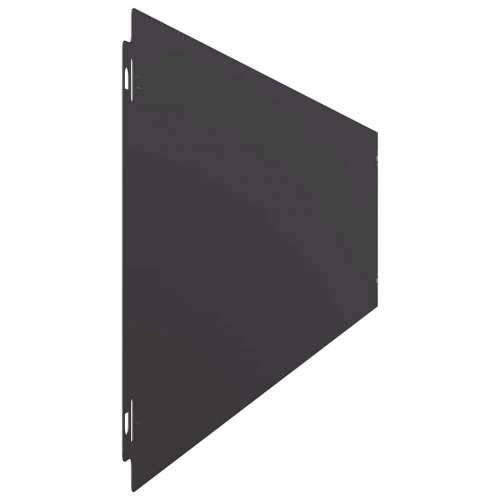 Rubovi za travnjak 30 kom crni 20x103 cm hladno valjani čelik - Crna 20 x 103 cm 30 Cijena