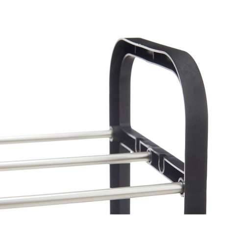 Ormarić za cipele 3 Police Crna Srebrna 40 x 19 x 14 cm (12 kom.) Cijena