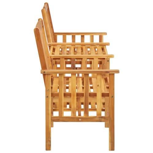 Vrtne stolice sa stolićem 159x61x92 cm masivno bagremovo drvo Cijena