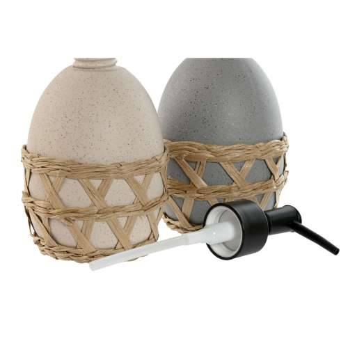 Dozator za Sapun Home ESPRIT Siva Krema Dolomite (2 kom.) Cijena