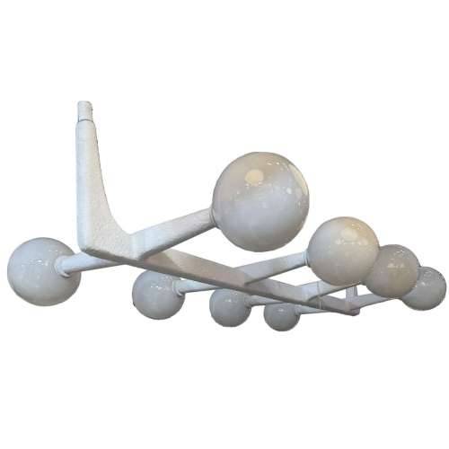 Stropna svjetiljka Home ESPRIT Bijela Metal Kristal 110 x 45 x 23 cm Cijena