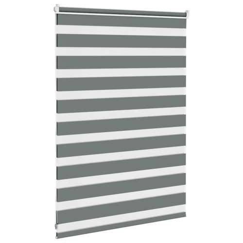 Zavjesa zebra 100x100 cm širina tkanine 95,9 cm poliester - Tamno siva 100 x 100 cm Cijena