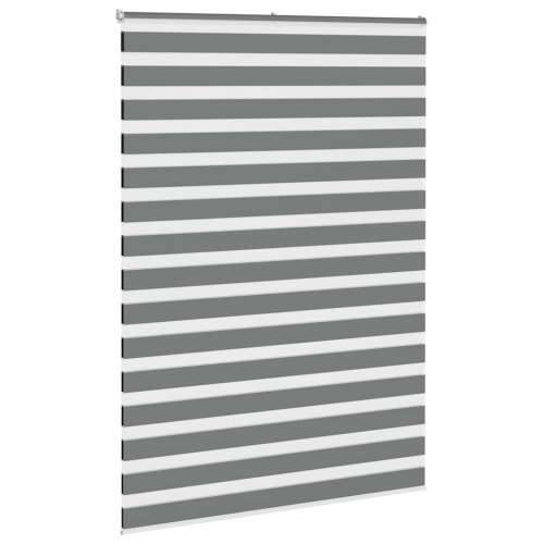 Zavjesa zebra 165x200 cm širina tkanine 160,9 cm poliester - Tamno siva 165 x 200 cm Cijena