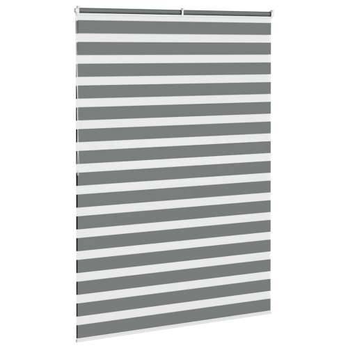Zavjesa zebra 165x200 cm širina tkanine 160,9 cm poliester - Tamno siva 165 x 200 cm Cijena