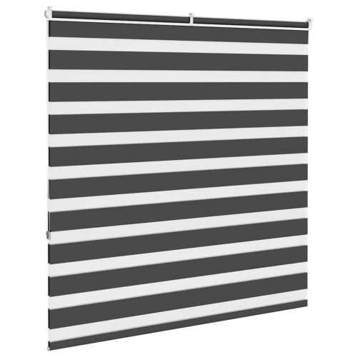 Zavjesa zebra crna 140x150 cm širina tkanine 135,9 cm poliester - Crna 140 x 150 cm Cijena