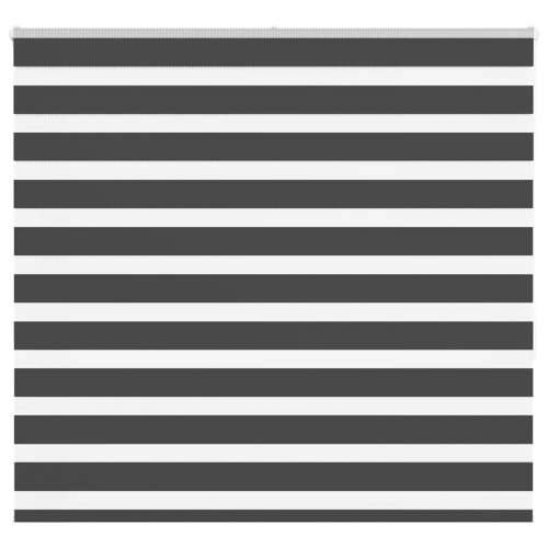 Zavjesa zebra crna 165x150 cm širina tkanine 160,9 cm poliester - Crna 165 x 150 cm Cijena