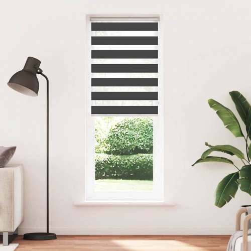 Zavjesa zebra crna 70x200 cm širina tkanine 65,9 cm poliester - Crna 70 x 200 cm Cijena