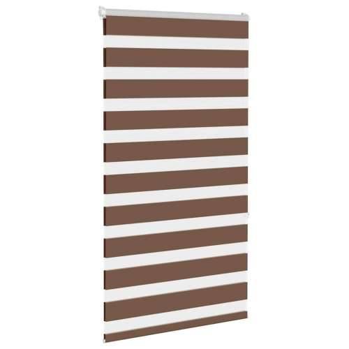 Zavjesa zebra smeđa 70x150 cm širina tkanine 65,9 cm poliester - Smeđa 70 x 150 cm Cijena