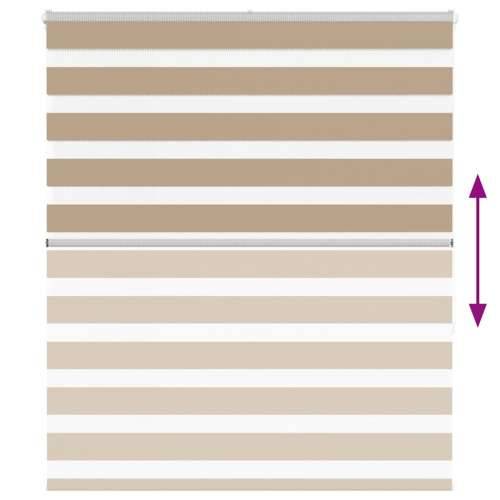Zavjesa zebra 130x150 cm širina tkanine 125,9 cm poliester - sand brown 130 x 150 cm Cijena