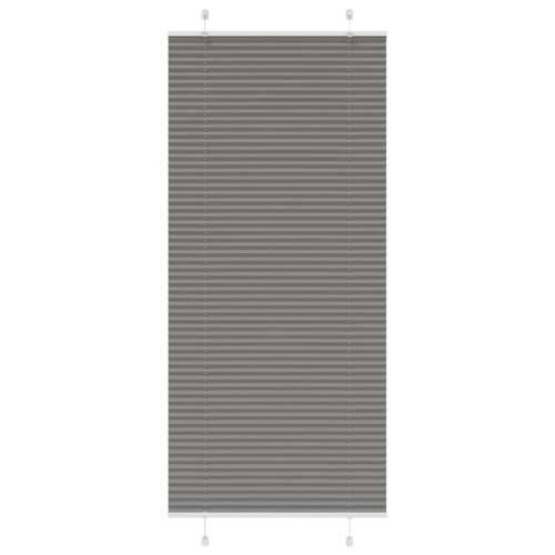 Plisirana roleta antracit 95x200 cm širina tkanine 94,4 cm - Antracit 95 x 200 cm Cijena