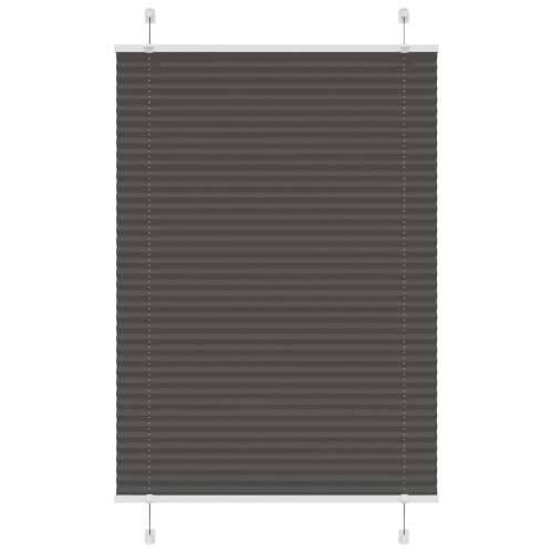 Plisirana roleta crna 100x150 cm širina tkanine 99,4 cm - Crna 100 x 150 cm Cijena