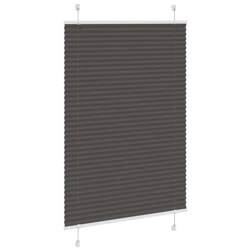 Plisirana roleta crna 100x150 cm širina tkanine 99,4 cm - Crna 100 x 150 cm Cijena