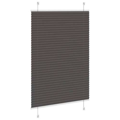 Plisirana roleta crna 100x150 cm širina tkanine 99,4 cm - Crna 100 x 150 cm Cijena