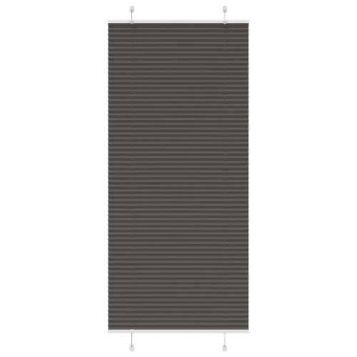 Plisirana roleta crna 100x200 cm širina tkanine 99,4 cm - Crna 100 x 200 cm Cijena