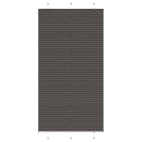 Plisirana roleta crna 110x200 cm širina tkanine 109,4 cm - Crna 110 x 200 cm Cijena