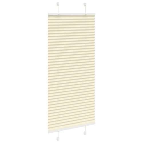 Plisirana roleta krem 65x100 cm širina tkanine 64,4 cm - Krema 65 x 100 cm Cijena