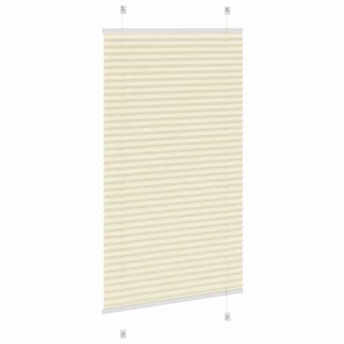 Plisirana roleta krem 75x150 cm širina tkanine 74,4 cm - Krema 75 x 150 cm Cijena