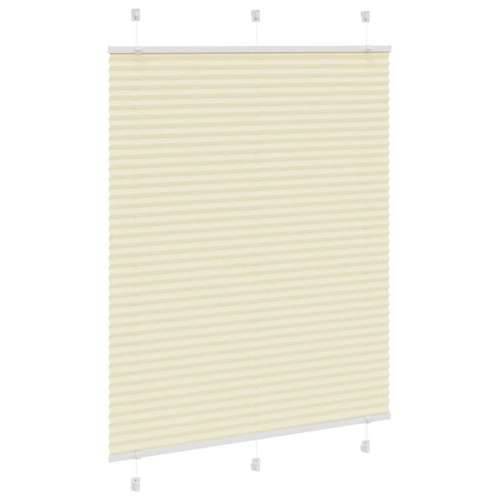 Plisirana roleta krem 110x150 cm širina tkanine 109,4 cm - Krema 110 x 150 cm Cijena