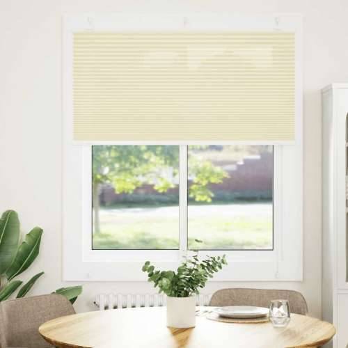 Plisirana roleta krem 120x150 cm širina tkanine 119,4 cm - Krema 120 x 150 cm Cijena