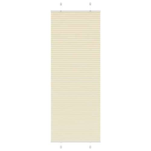 Plisirana roleta krem 80x200 cm širina tkanine 79,4 cm - Krema 80 x 200 cm Cijena